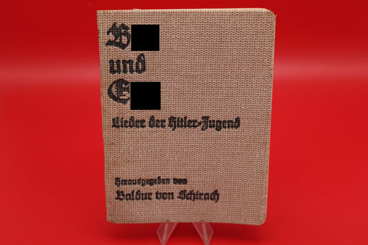 Liederbuch der HJ mit Signatur von Baldur von Schirach